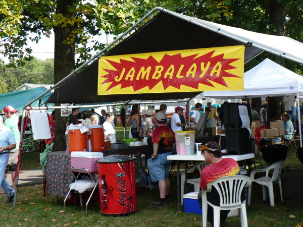 Jambalaya stand at Bowers Chile Pepper Food Festival