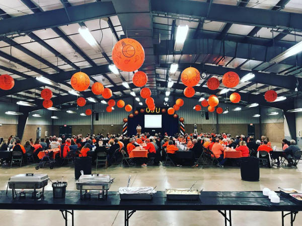 People Meeting At The Expo Center In Stillwater, OK