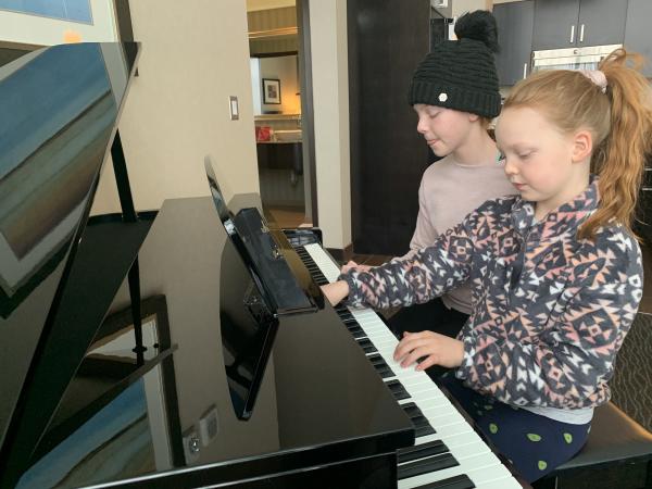 HI Downtown in-room piano