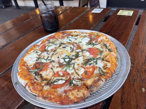 Margherita Pizza at Jupiter Pizza and Waffle Co.