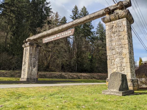 Archway leaving Wilkeson