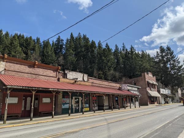 Church Street in Wilkeson Washington