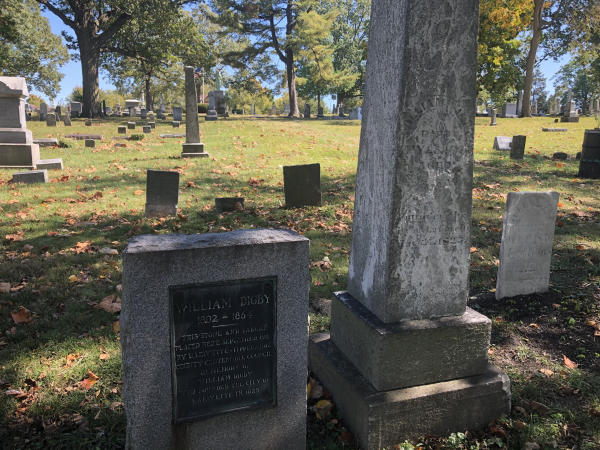 Greenbush Cemetery William Digby Headstone
