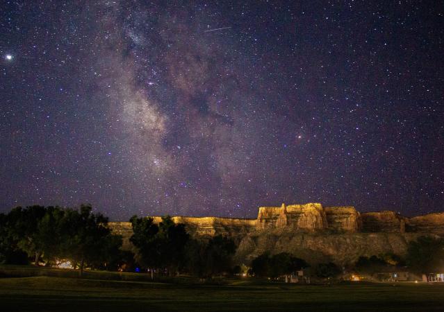 Stars over the Colorado National Monument