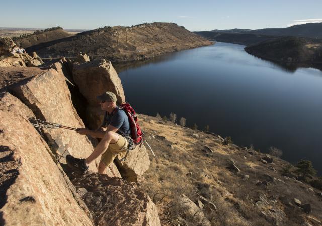 Climbing Horsetooth