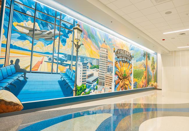 new airport mural 2025