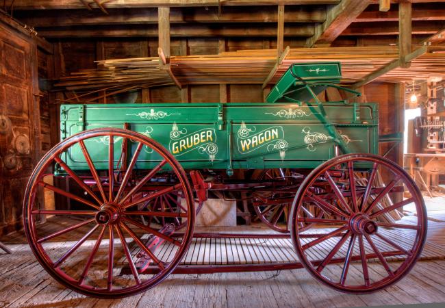 Box Wagon, Gruber Wagon Works, Berks County Heritage Center