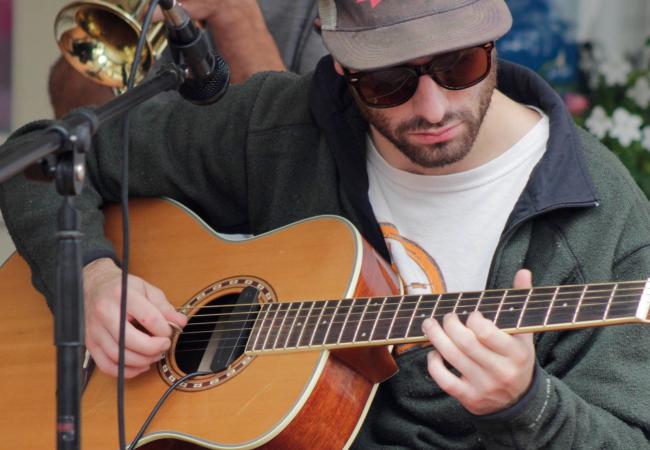 Settlers Green Busker Festival - Man with Guitar