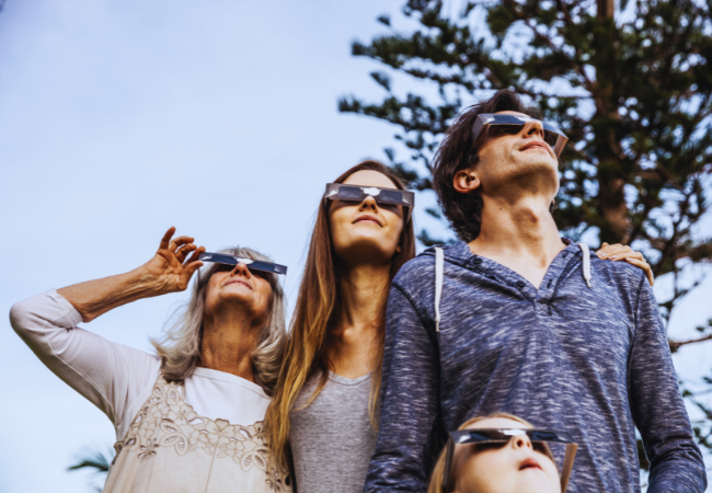 Solar Eclipse Stock Photo