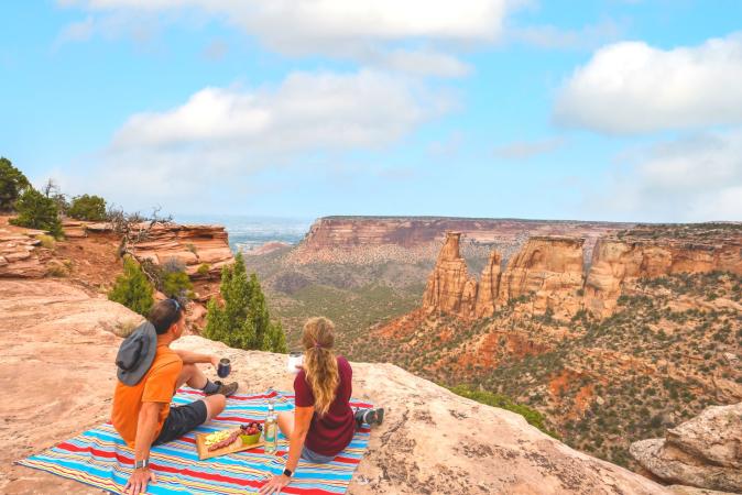 Picnic in Colorado National Monument