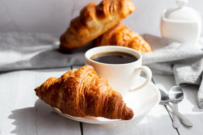 Croissant and Coffee