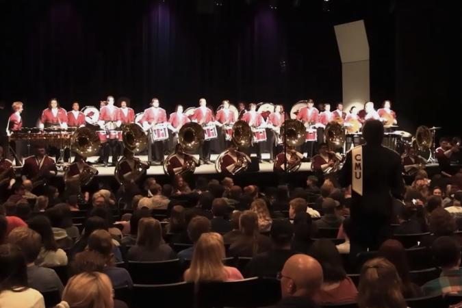 CMU Bands in Moss Performing Arts Center - Robinson Theatre