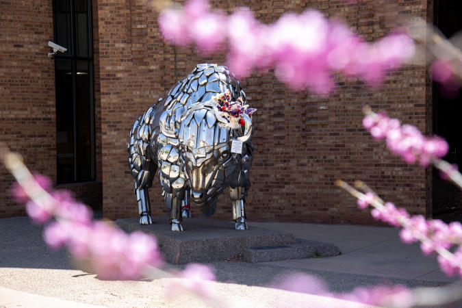 Chrome on the Range Sculpture