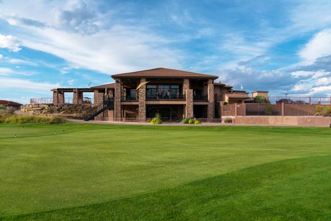View of Clubhouse at Redlands Mesa Golf Course