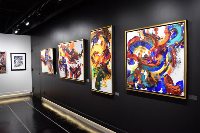 View of Artwork inside of The Art Center of Western Colorado