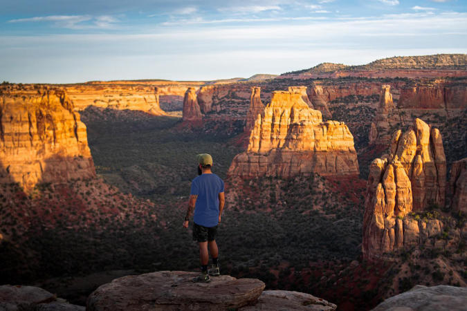 Sunset on the Colorado National Monument