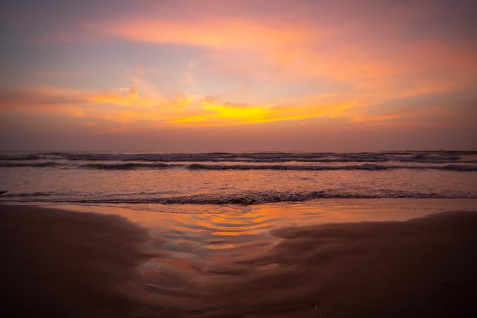 Sunset at the beach