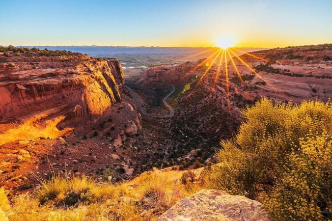 Sunrise at Colorado National Monument