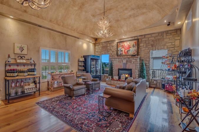 Inside of Two Rivers Winery