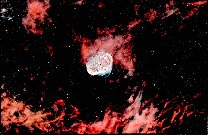 Crescent Nebula By Steve Kramer & Steven Kramer