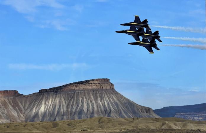 Garfield Blue Angels by Todd Bennett