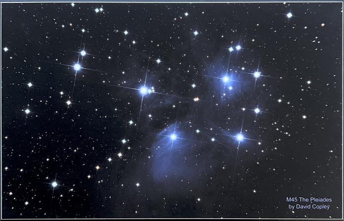 M45 The Pleiades By David Copley