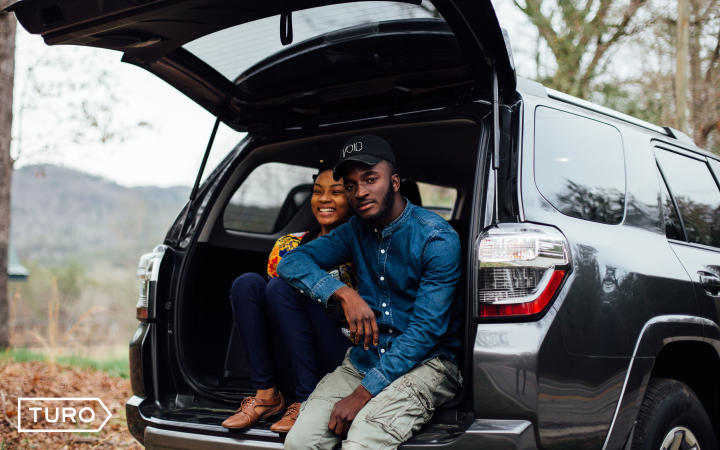Two People with a Turo Car