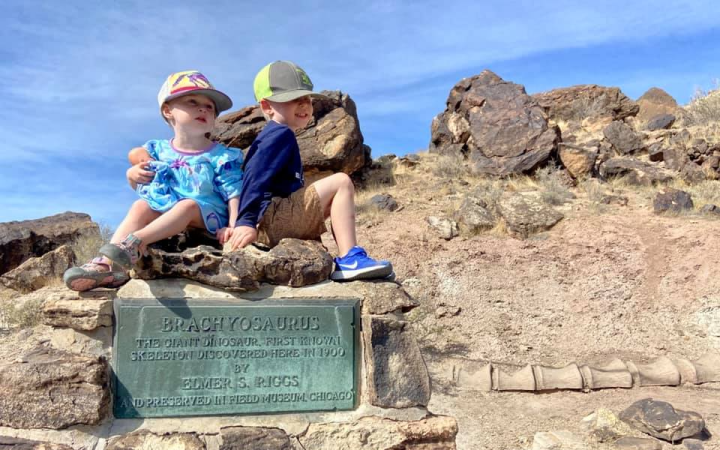 Two Kids on Riggs Hill