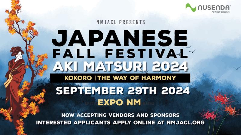 A graphic for the Aki Matsuri Japanese Fall Festival on Sept. 29 2024.