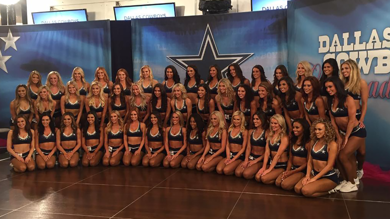 Dallas Cowboys Cheerleaders 2019 Final Round of Auditions squad photo