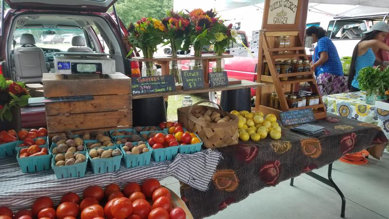 Vendor at Carrboro Farmers Market