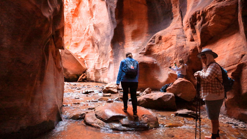 Kanarra Falls Trail - Hiking Boots