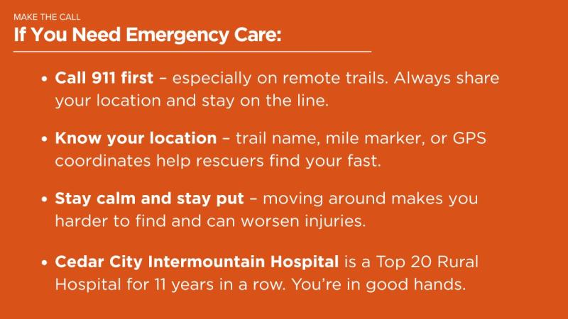 In case of emergency