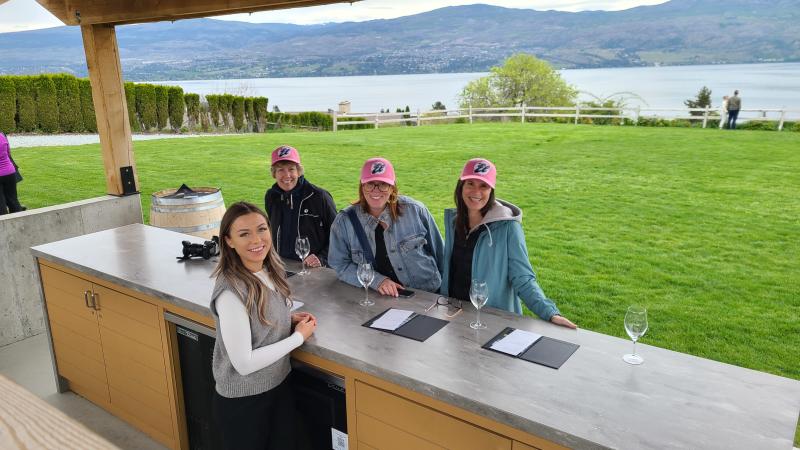 Writers visit Quails’ Gate Estate Winery on e-bike tour