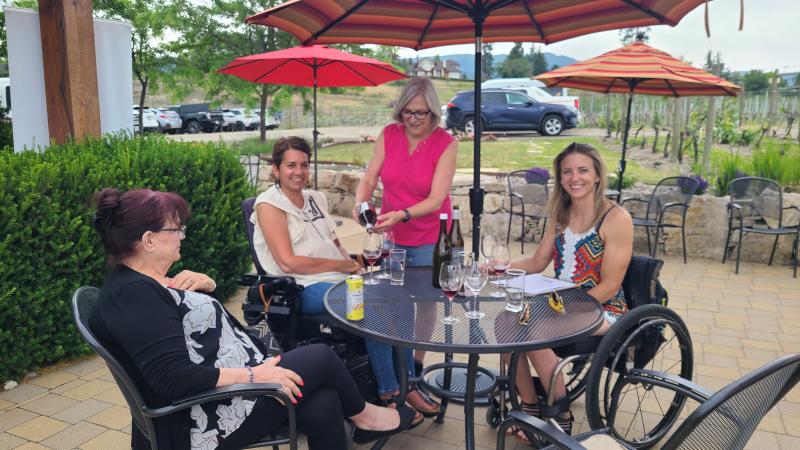 Spring Hawes and Tanelle Bolt visit SpearHead Winery