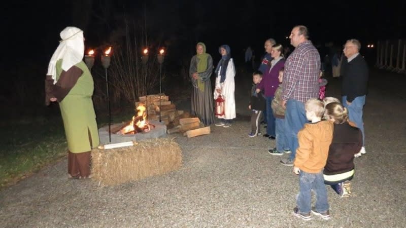 Experience the first Christmas at the annual Bethlehem Walk.