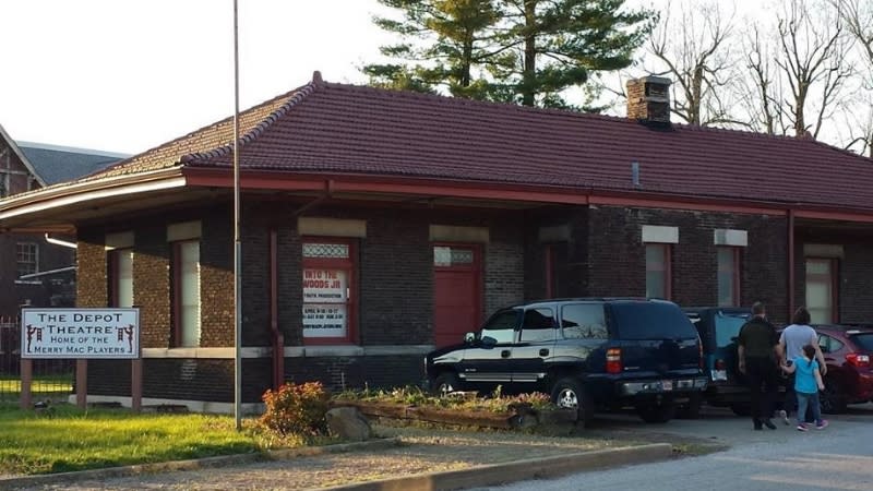 The Historic Depot Theatre is the traditional home of the Merry MAC Players. The former train depot is an intimate venue with seating for 50-60 spectators.