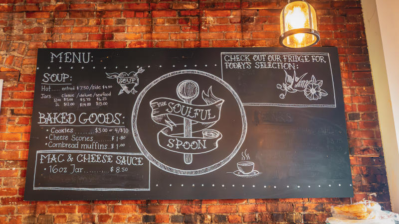 Soulful Spoon Menu