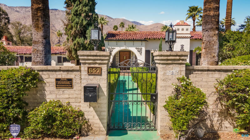Tillie Lewis house at 657 N Via Miraleste in Palm Springs