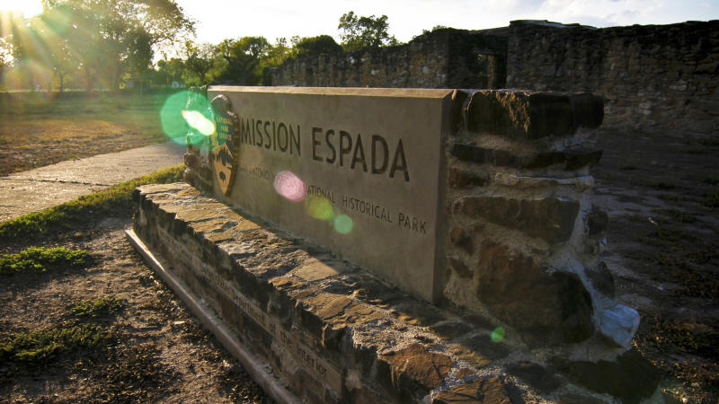 Mission Espada signage