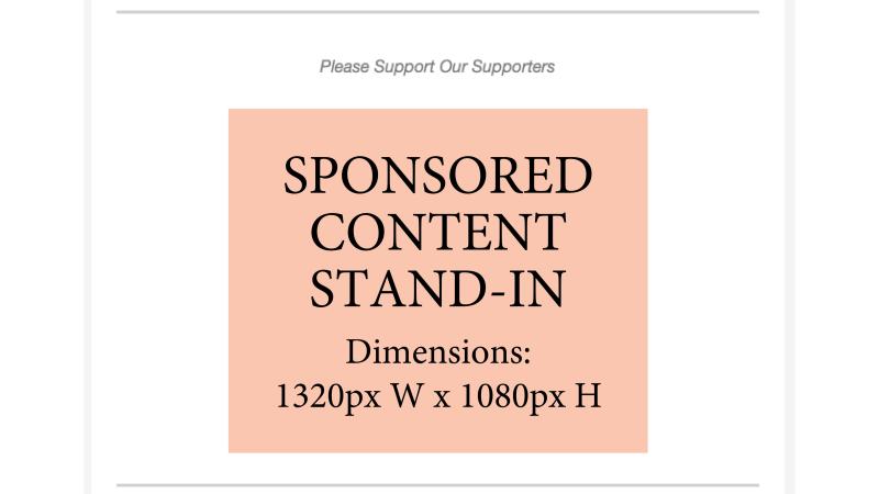 eNewsletter Sponsored Content Stand-In Graphic