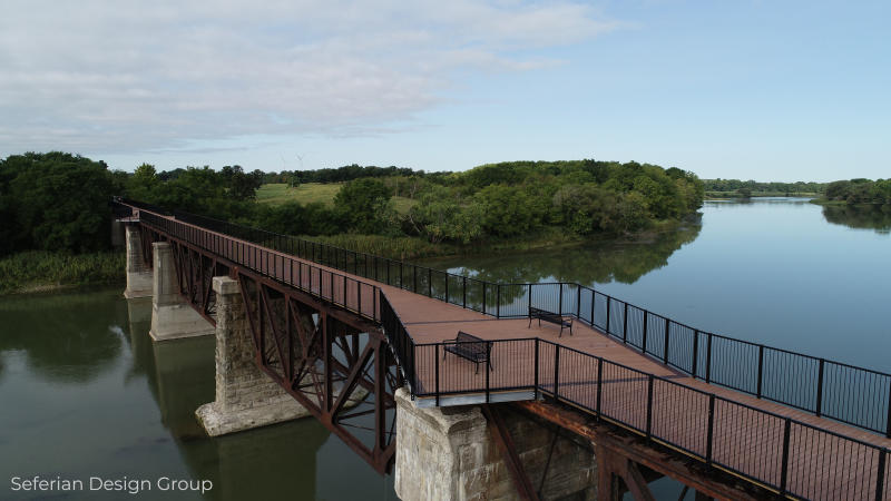 aerial of grand vista trail