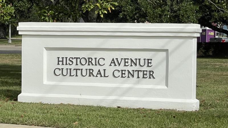 Historic Avenue Cultural Center SIgn