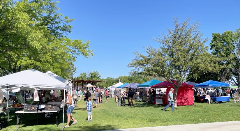 View of Fruita Farmer's Market