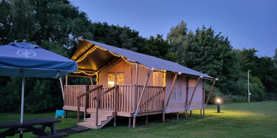Safari tent at Experience Freedom