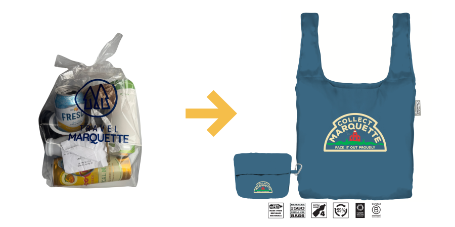 Chico bag design for Collect Marquette prize