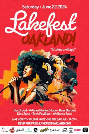 Lakefest Oakland 2024 Poster