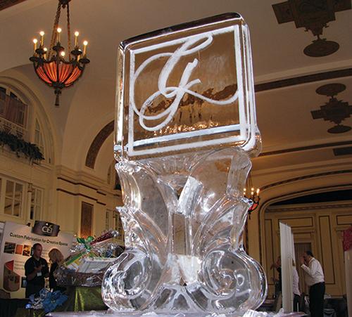 Greystone ice sculpture