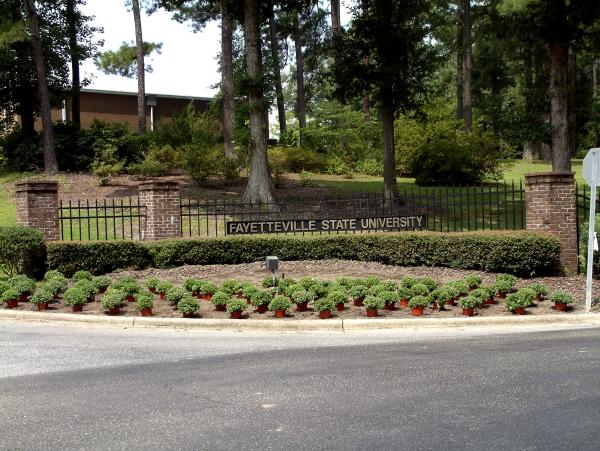 Fayetteville State University Sign