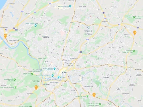 Park and Ride Map